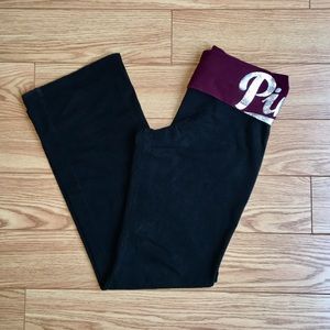 PINK yoga bedazzled pants